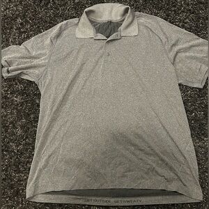 Lululemon Mens Gray Polo/Golf Shirt